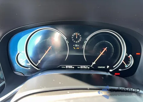 2017 BMW 750 I z USA, uszkodzony, nr VIN WBA7F0C3XHGM21856